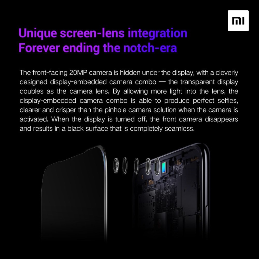 Xiaomi Under Display Camera